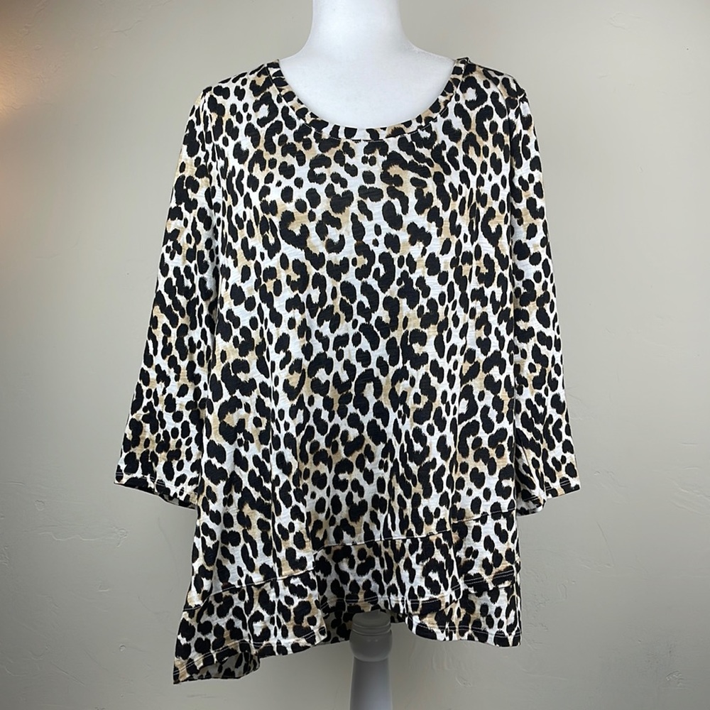 Chicos leopard print tee